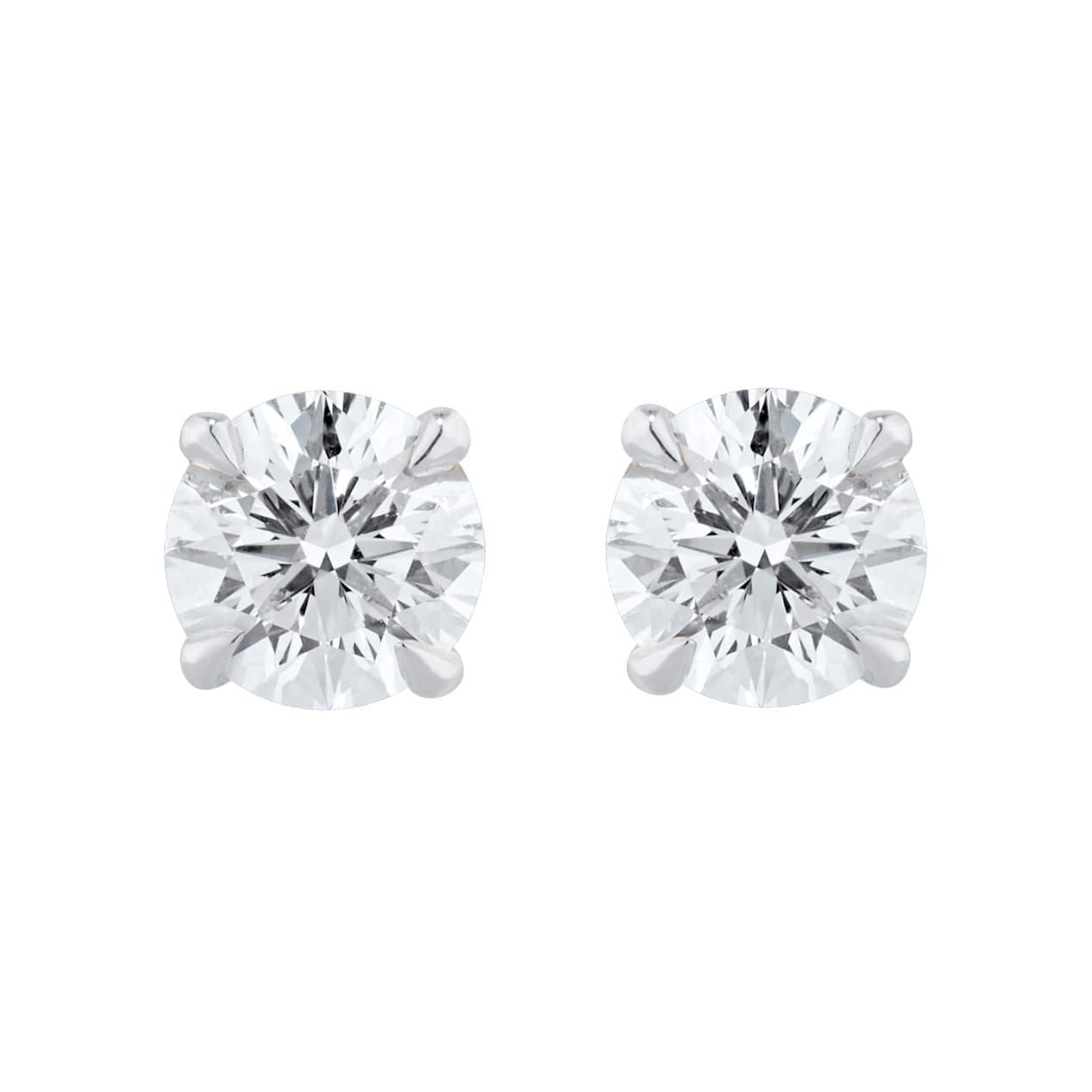 Goldsmiths Signature 1.00ct Diamond Stud Earrings